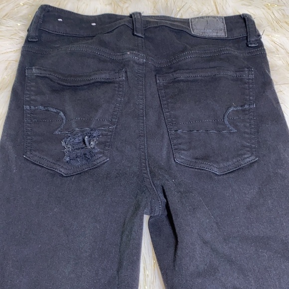 American Eagle - Black Destroyed Jeans size 0 - Picture 8 of 12